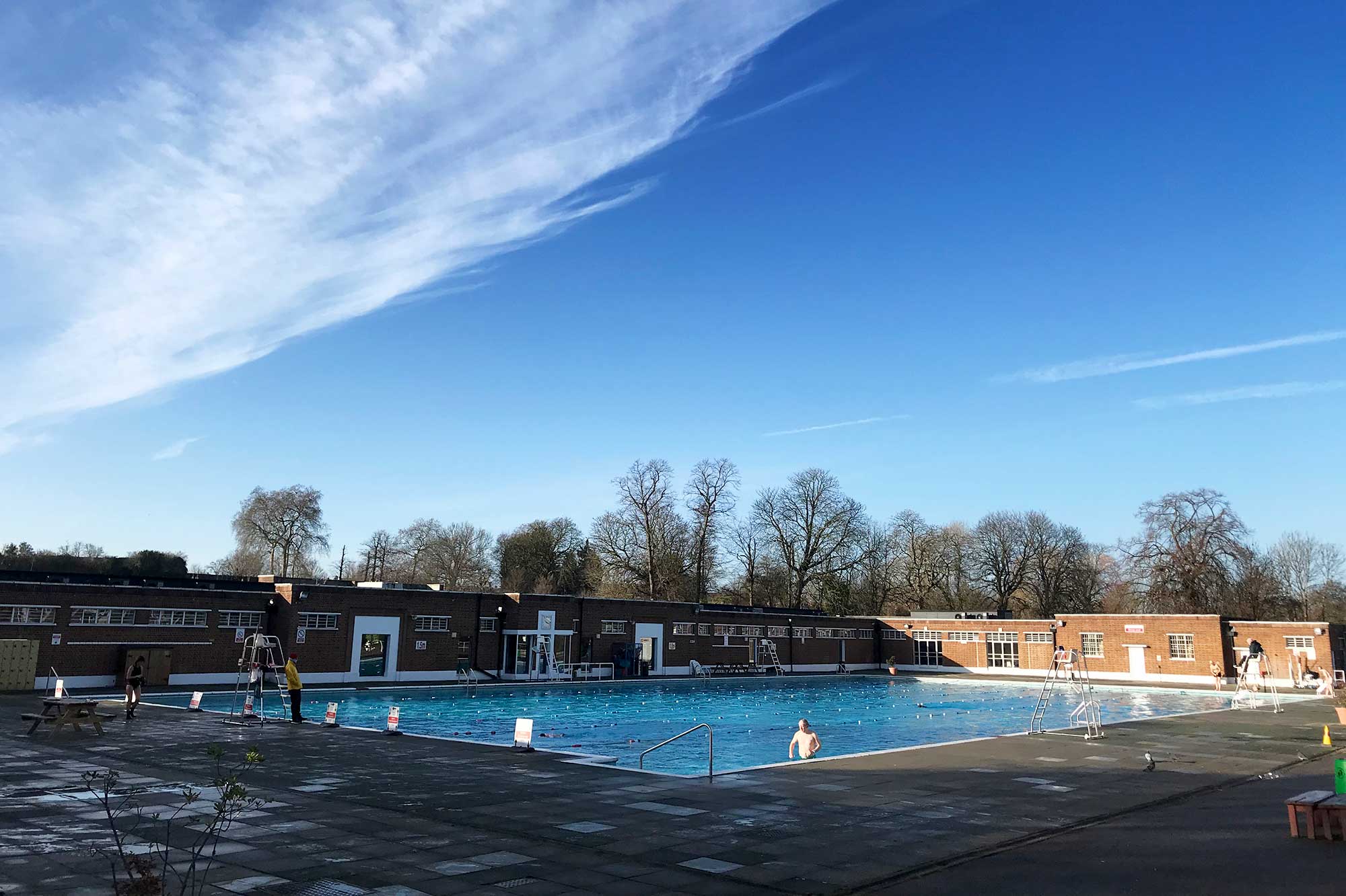 brockwell lido sauna